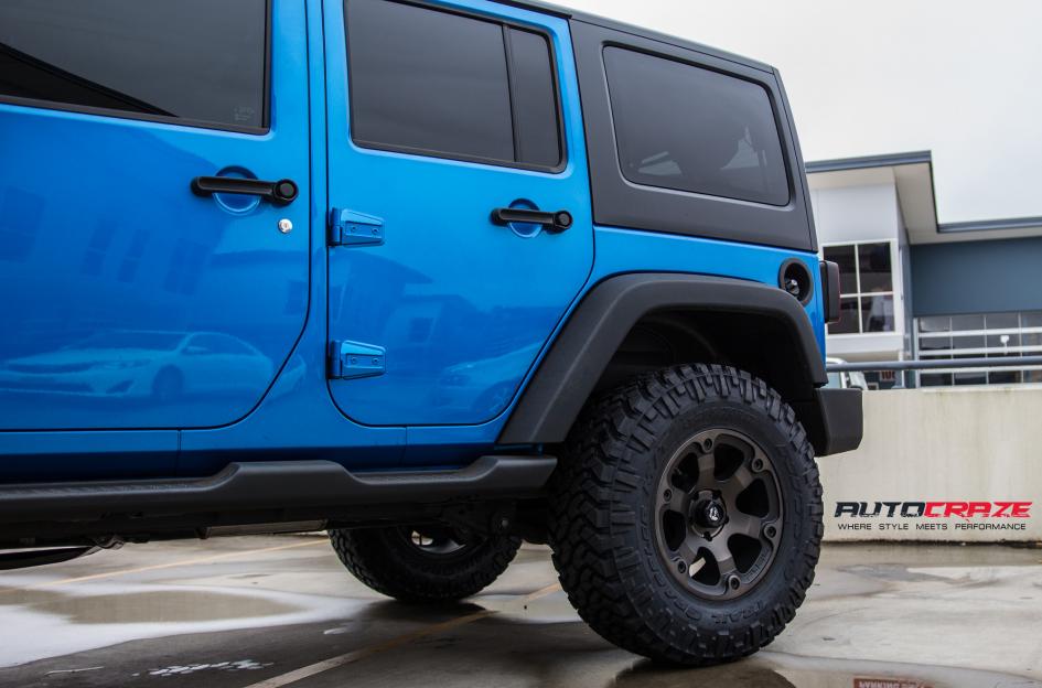 JEEP WRANGLER BEAST BLACK MACHINED WITH DARK TINT 4